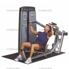 Body Solid ProDual DPRS-SF - жим от груди / жим от плеч из каталога грузоблочных тренажеров в Тюмени по цене 358700 ₽