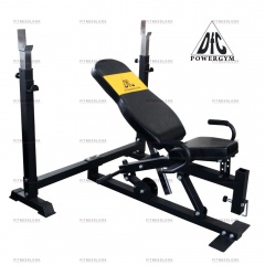 DFC PowerGym  BN014 - со стойками из каталога стоек для штанги со скамьей в Тюмени по цене 22950 ₽
