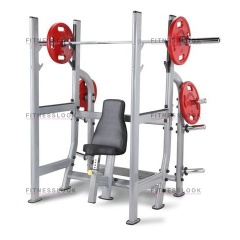 AeroFit Neo NOMB - со стойками - армейский жим из каталога стоек для штанги со скамьей в Тюмени по цене 62140 ₽