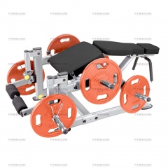 AeroFit Plate Load PLLC - сгибание ног лежа из каталога тренажеров на свободных весах в Тюмени по цене 70130 ₽