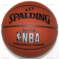 NBA SILVER indoor / outdoor в Тюмени по цене 2980 ₽ в категории баскетбольные мячи Spalding