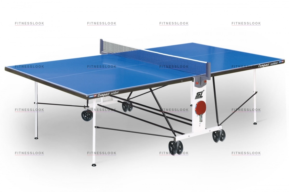 Start Line Compact Outdoor 2 LX Blue из каталога уличных теннисных столов в Тюмени по цене 42090 ₽