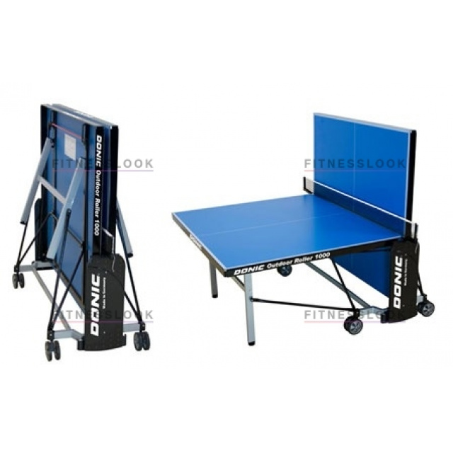 Теннисный стол donic outdoor roller 1000 серый