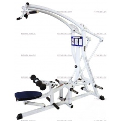 MB Barbell MB 4.28 - Вертикальная тяга вниз с разведением рычажная из каталога тренажеров на свободных весах в Тюмени по цене 73177 ₽