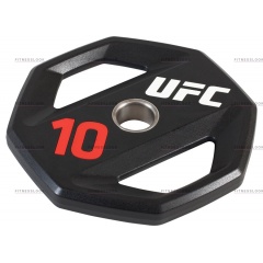 UFC олимпийский 10 кг 50 мм из каталога дисков для штанги с посадочным диаметром 50 мм. в Тюмени по цене 19570 ₽