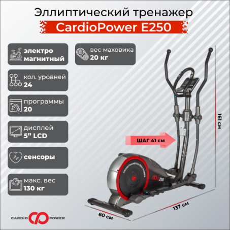 Эллиптический тренажер CardioPower E250