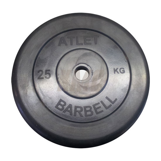 MB Barbell Atlet 51 мм - 25 кг из каталога дисков, грифов, гантелей, штанг в Тюмени по цене 8066 ₽