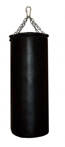 Рокки 180х40 см. 75, кг. кожа черный из каталога товаров для бокса и единоборств в Тюмени по цене 42820 ₽